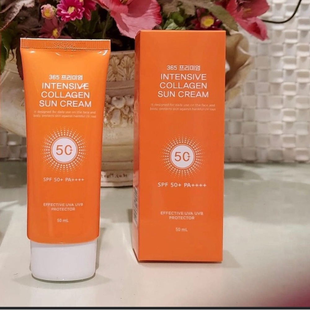 365 프리미엄 Intensive Collagen Sun Cream SPF50 PA++++ (UVA/UVB protector )